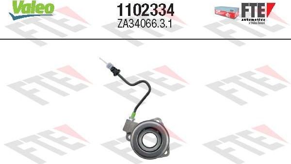 Выжимной подшипник сцепления FTE для Opel Antara I 2010-2015. Артикул 1102334