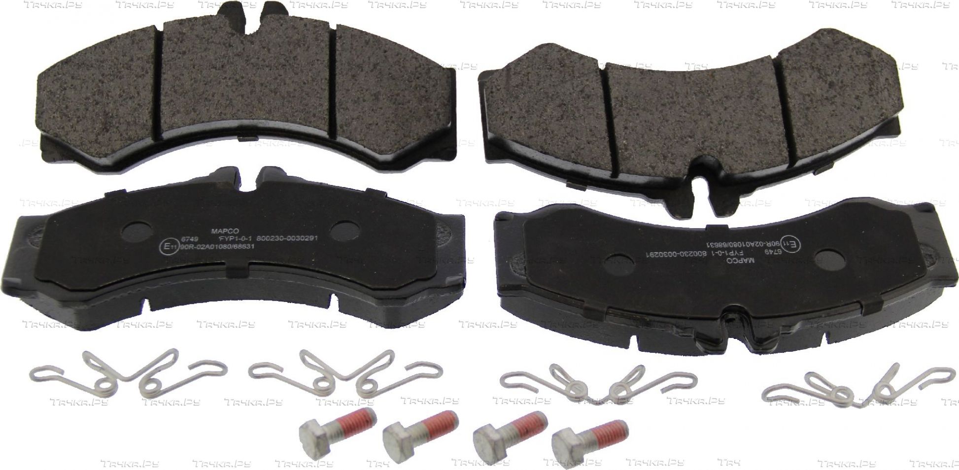 Тормозные колодки MAPCO передние для Mercedes-Benz Sprinter 901, 902 1995-2006. Артикул 6749