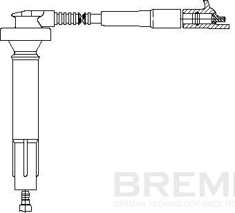 Высоковольтные провода (провода зажигания) Bremi для Subaru Outback II 2000-2003. Артикул 3A59E45