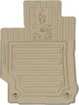 Коврики резиновые Toyota (оригинал) для салона Toyota Camry 50, 55 (V50, V55, XV50, XV55) рестайлинг 2014-2026 Бежевые. Артикул PZ49L-V0353-RJ