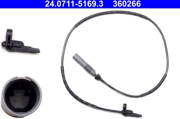 Датчик ABS ATE задний для BMW 1 I (E82/E88) 2007-2013. Артикул 24.0711-5169.3