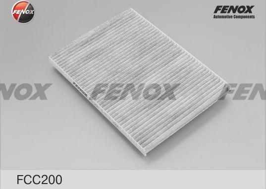 Салонный фильтр Fenox. Артикул FCC200