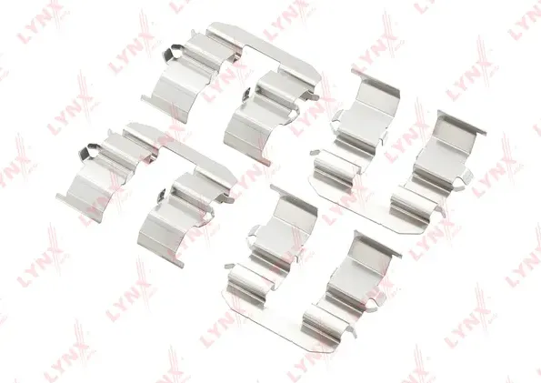 Ремкомплект для установки тормозных колодок дискового тормоза HYUNDAI Accent(MC) 05-10 / Veloster 11 (Lynxauto). Артикул bc-8359