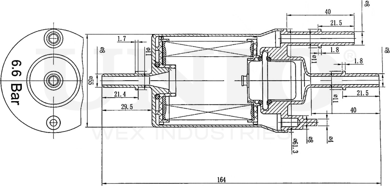 Фильтр топливный (Unio). Артикул FLT-55003