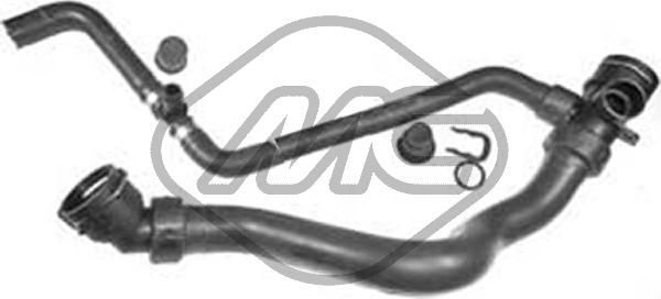 Патрубок радиатора (системы охлаждения) Metalcaucho. Артикул 09320