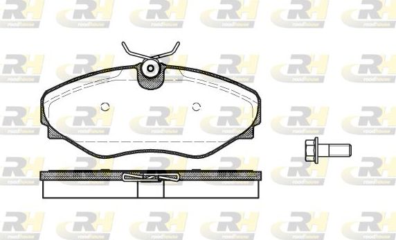 Тормозные колодки RoadHouse передние для Renault Avantime 2001-2003. Артикул 2834.20