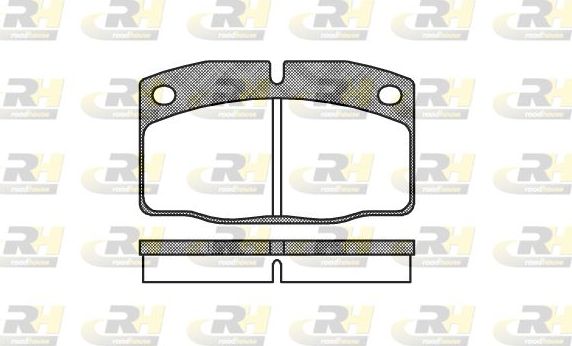 Тормозные колодки RoadHouse передние для Lotus Elan 1989-1995. Артикул 2101.00