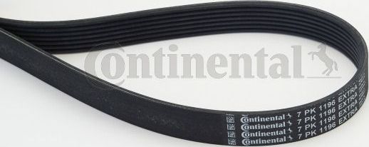 Приводной ремень поликлиновой ContiTech. Артикул 7PK1196 EXTRA