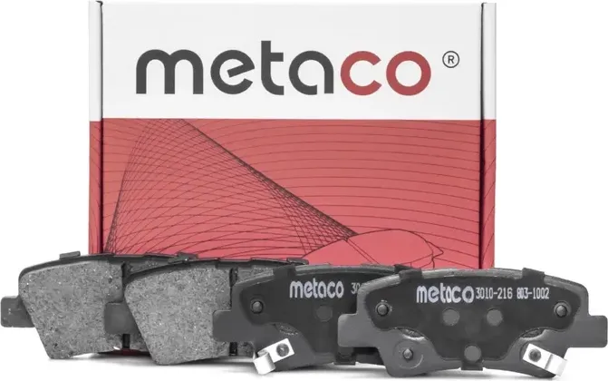 Колодки тормозные задние дисковые к-кт (Metaco). Артикул 3010216