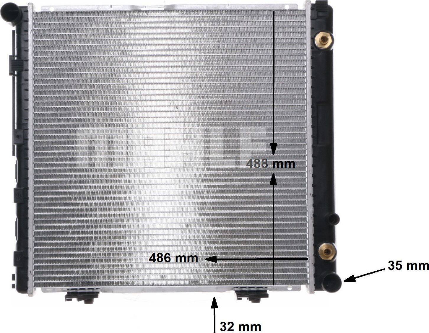 Радиатор охлаждения двигателя Mahle Behr. Артикул CR 291 000S