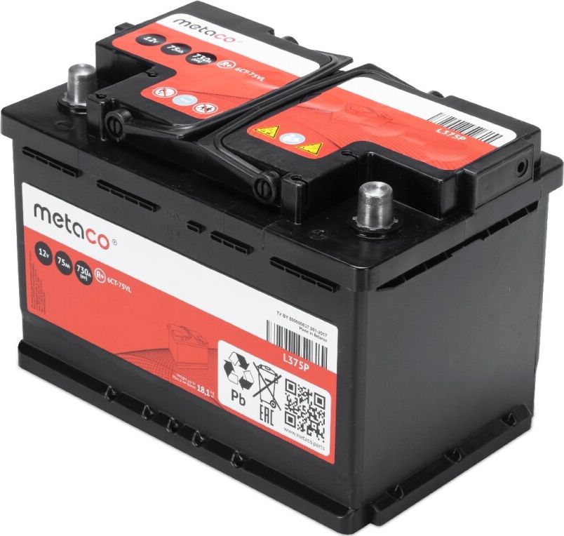 Аккумулятор (Metaco). Артикул L375P