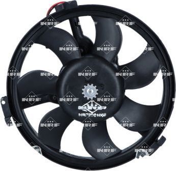 Вентилятор радиатора двигателя NRF для Volkswagen Passat B5 1996-2005. Артикул 47405
