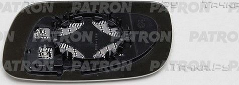 Зеркальное стекло бокового зеркала Patron. Артикул PMG4043G02