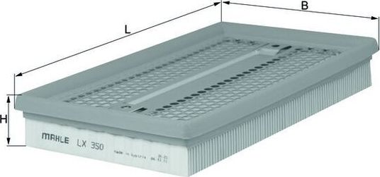 Воздушный фильтр Mahle для Mazda MX-5 I (NA) 1990-1998. Артикул LX 350