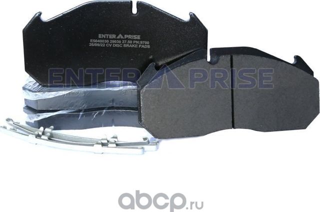 Колодки тормозные с крепежом 29030/29113 MAN F90/F2000/TG-A (Enterprise). Артикул E5040030