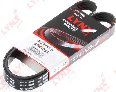 Приводной ремень поликлиновой LYNXauto. Артикул 6PK1053
