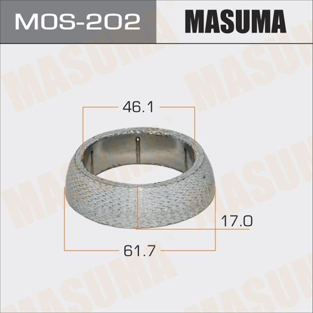 Прокладка глушителя Masuma для Suzuki SX4 I (Classic) 2006-2014. Артикул MOS-202