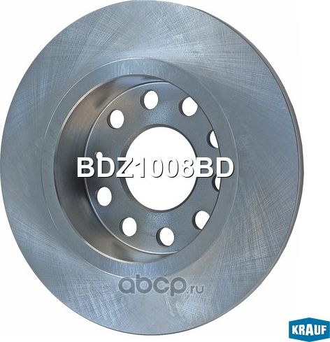 Диск тормозной задний Krauf. Артикул BDZ1008BD