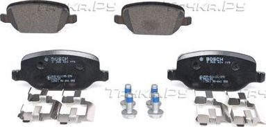 Тормозные колодки Bosch (Low-Metallic) задние для Lancia Thesis 2002-2009. Артикул 0 986 424 775