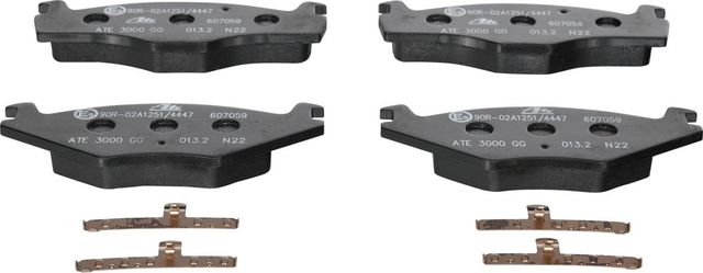 Тормозные колодки ATE передние для SEAT Ibiza II 1996-2002. Артикул 13.0460-7059.2