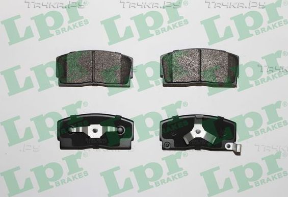 Тормозные колодки LPR передние для Daihatsu Charade III 1987-1993. Артикул 05P055