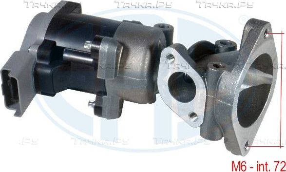 Клапан EGR (рециркуляции выхлопных газов) Era OEM правый для Land Rover Discovery III 2004-2009. Артикул 555104