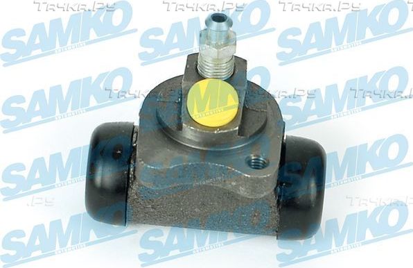 Тормозной цилиндр Samko (Серый чугун) задний для Daewoo Matiz I 1998-2012. Артикул C30024