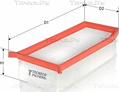 Воздушный фильтр  Tecneco Filters для Dacia Duster I 2010-2018. Артикул AR165467PM
