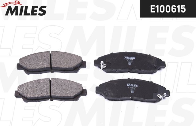 Тормозные колодки Miles (Semi-Metallic). Артикул E100615