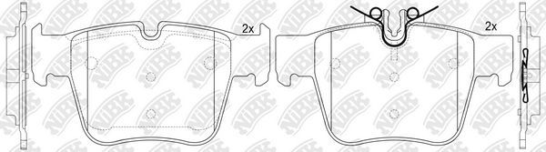 Тормозные колодки NiBK. Артикул PN0746
