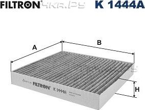Салонный фильтр Filtron для Hyundai Sonata VIII (DN8) 2020-2026. Артикул K 1444A