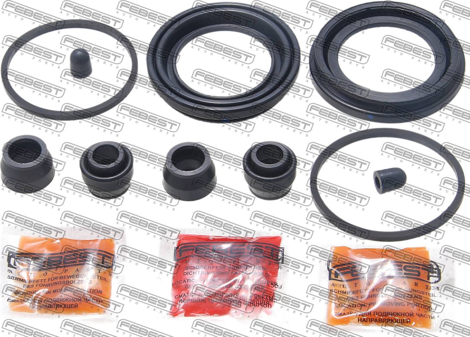 Ремкомплект тормозного суппорта Febest передний для Mazda RX-8 I 2003-2012. Артикул 0575-BJF