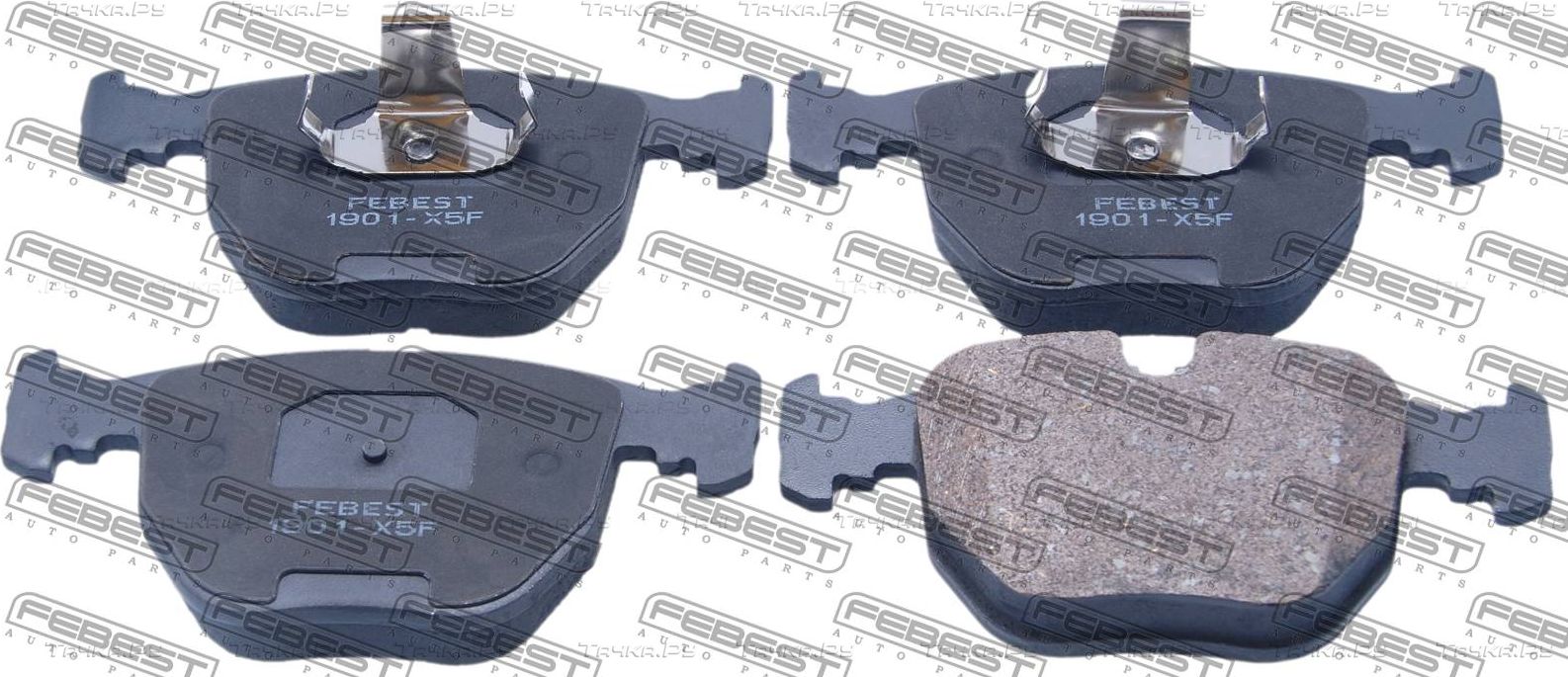Тормозные колодки Febest передние для BMW X5 I (E53) 2000-2006. Артикул 1901-X5F
