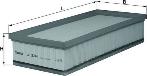 Воздушный фильтр Mahle. Артикул LX 3284