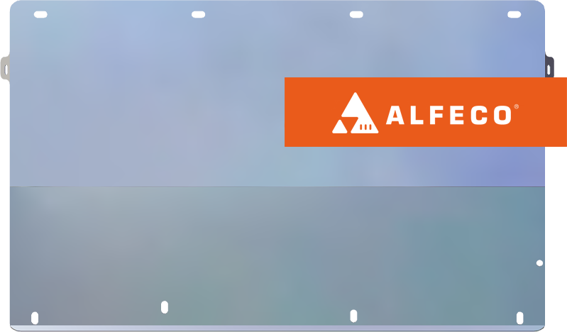 Защита алюминиевая Alfeco для картера и КПП Dodge Caravan IV 2001-2007. Артикул ALF.33.01 AL4