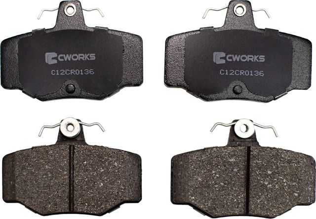 Колодки тормозные задние (Low Metallic) (Cworks). Артикул C12CR0136