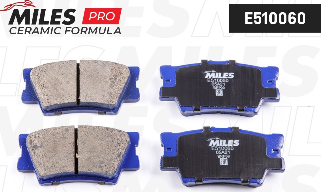 Тормозные колодки Miles (Керамика). Артикул E510060
