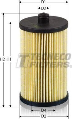 Топливный фильтр Tecneco Filters. Артикул GS0816E