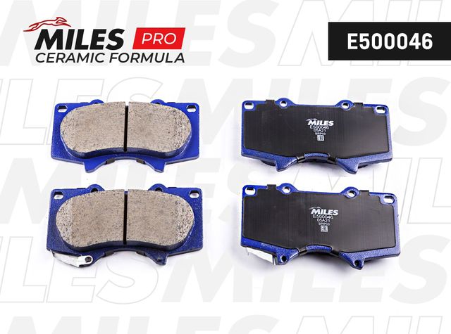 Тормозные колодки Miles (Керамика). Артикул E500046