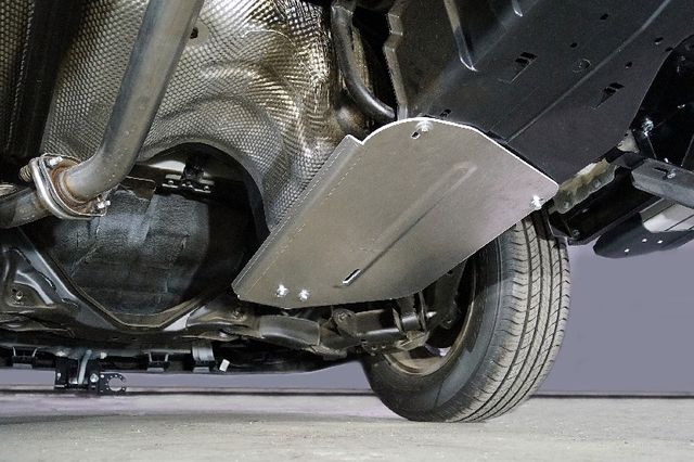 Защита алюминиевая ТСС (4 мм) для бака 2 шт. Haval M6 2023-2026. Артикул ZKTCC00603