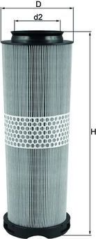 Воздушный фильтр Mahle-Knecht. Артикул LX 1020