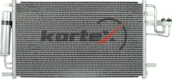 Радиатор кондиционера (Kortex). Артикул KRD2046