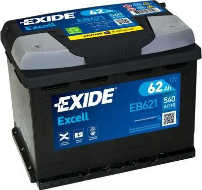Аккумулятор Exide Excell ** для ВАЗ 2111 1995-2009. Артикул EB621