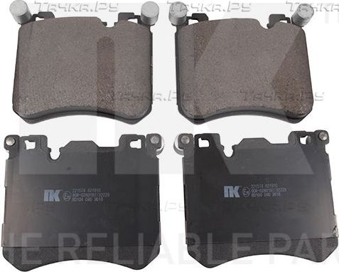 Тормозные колодки NK передние для BMW X6 I (E71) 2009-2014. Артикул 221574