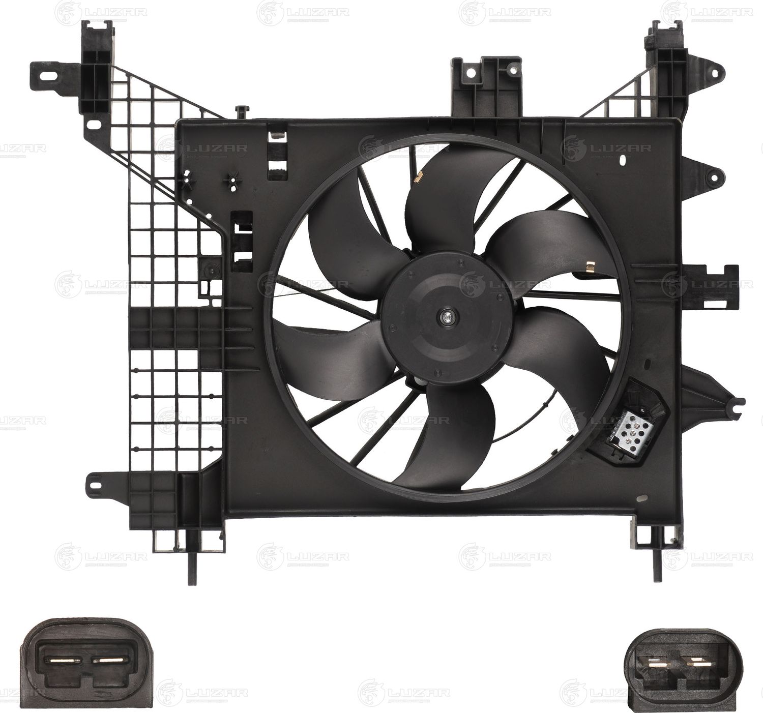 Вентилятор радиатора двигателя Luzar. Артикул LFK 0951