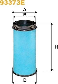 Фильтр воздушный WIX Filters. Артикул 93373E