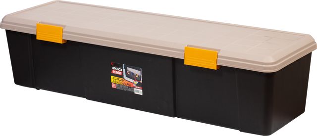 Ящик экспедиционный Iris Ohyama RV BOX 1150D, ORCHER/BLACK, 78 литров 115x35x28 см. Артикул RV1150DO