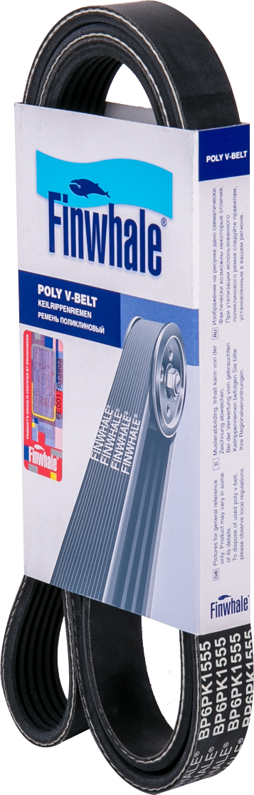 Приводной ремень поликлиновой Finwhale. Артикул BP6PK1555