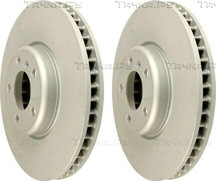 Тормозной диск Zimmermann Coat Z передний левый для BMW 7 V (F01/F02/F04) 2008-2015. Артикул 150.3478.20