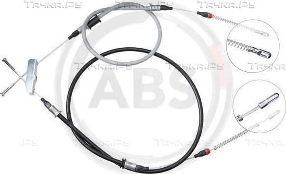 Трос ручника (тросик ручного тормоза) ABS. Артикул K11275